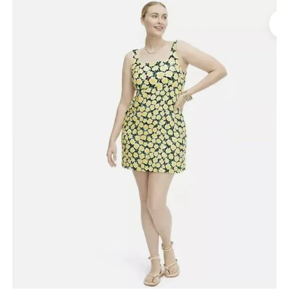 DVF 90s Poppy Shift Mini Dress Sz 14 Target collab Diane Von Furstenberg NWOT - Picture 3 of 12